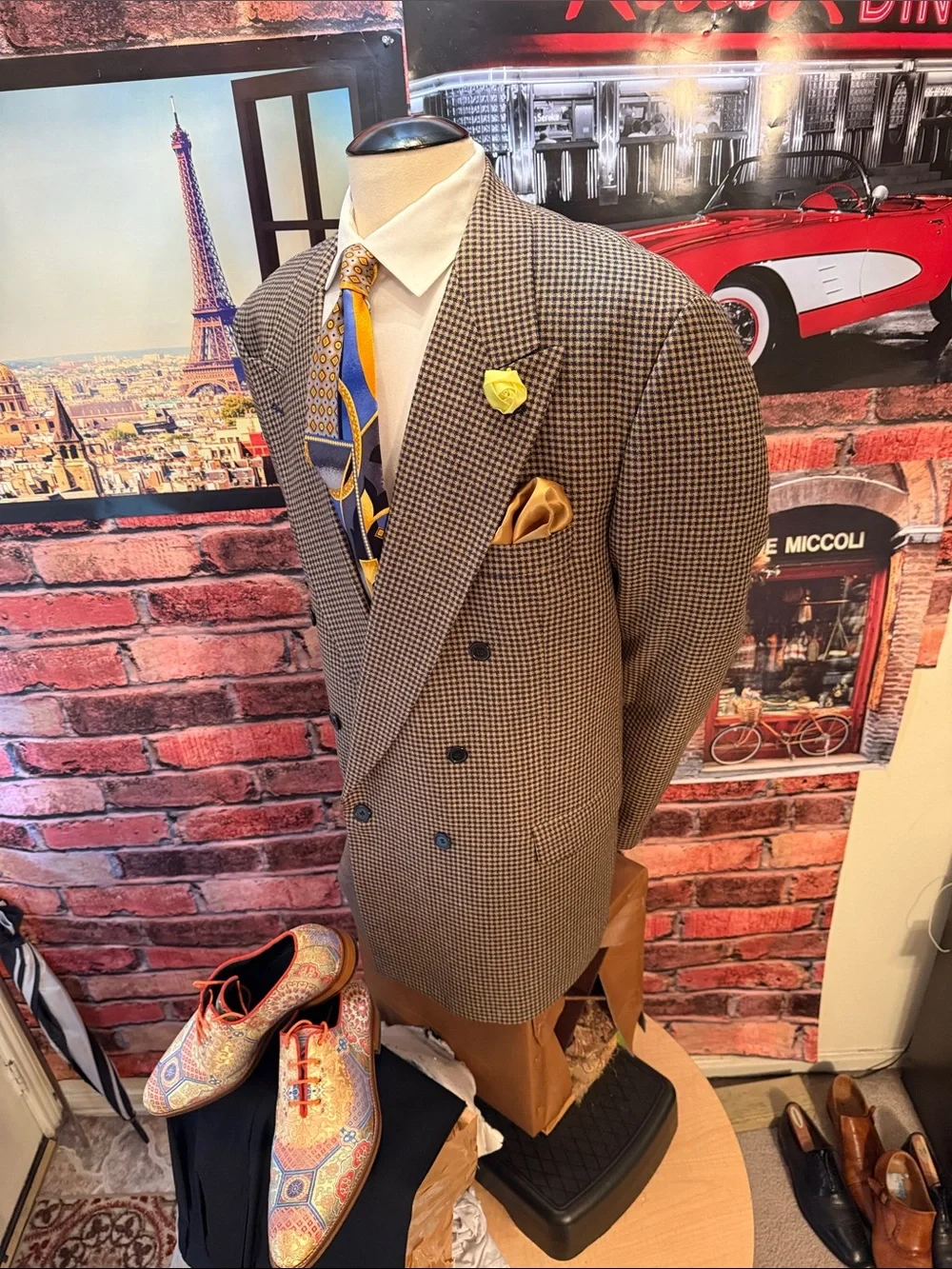 LEVETI Made in Italy Double Breasted Coat